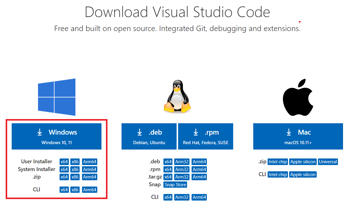 VSCode 다운로드